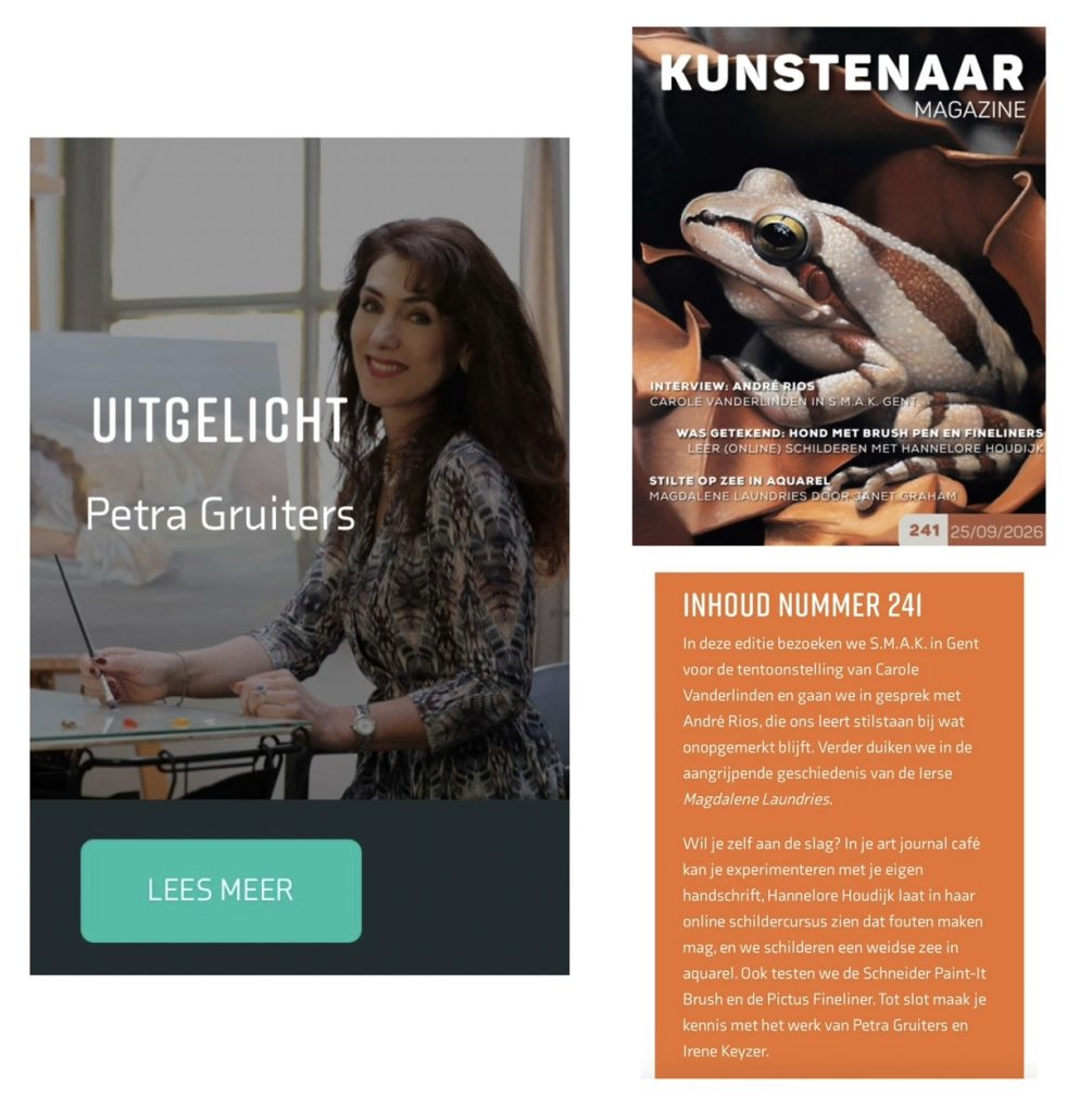 Interview magazine with Petra Gruiters