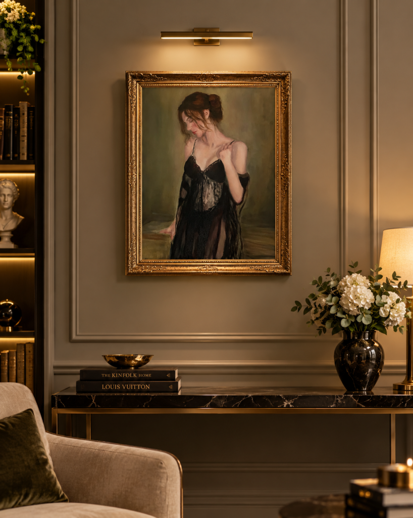 Quietly in room